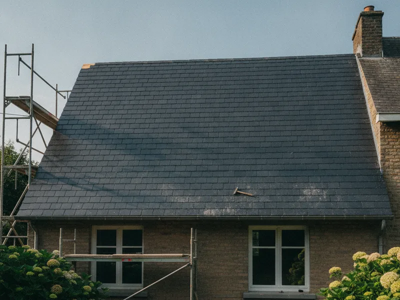 Rénovation toiture ardoises à Tournai